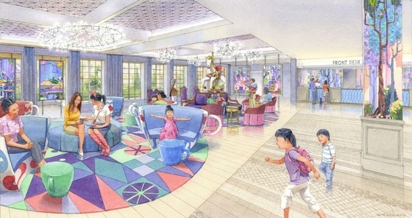（拡大）「東京ディズニーセレブレーションホテル」ロビー