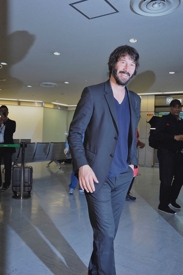 64日ぶりの来日を果たしたキアヌ・リーブス