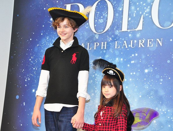 リーヴァイ・ミラー、エヴァちゃん／「ラルフ ローレン チルドレンズ Fall 2015」