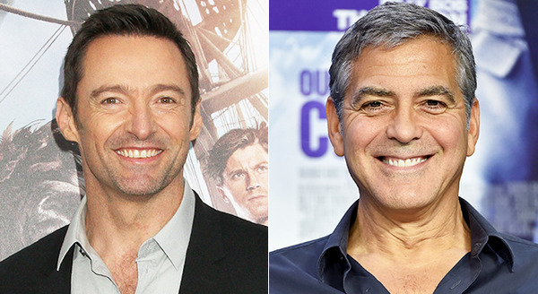 ヒュー・ジャックマン＆ジョージ・クルーニー-(C)Getty Images