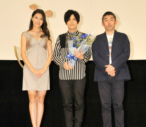 梶裕貴＆橋本マナミ＆河村友宏監督／『GAMBA　ガンバと仲間たち』舞台挨拶付き先行上映会
