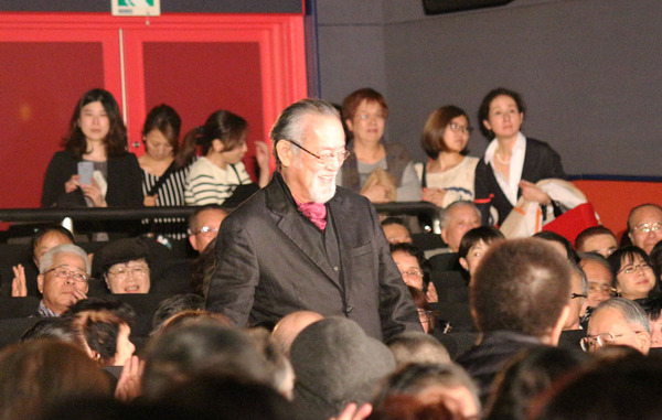 仲代達也／「果し合い」完成披露試写会