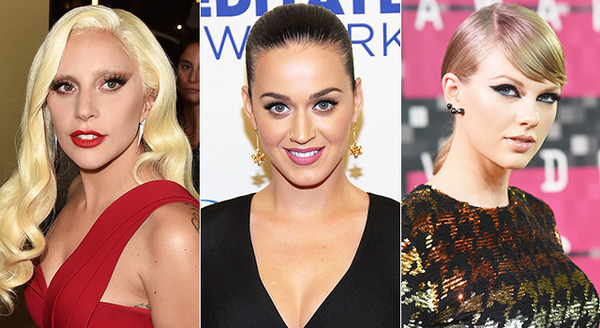 ケイティ・ペリー＆テイラー・スウィフト＆レディー・ガガ-(C)Getty Images