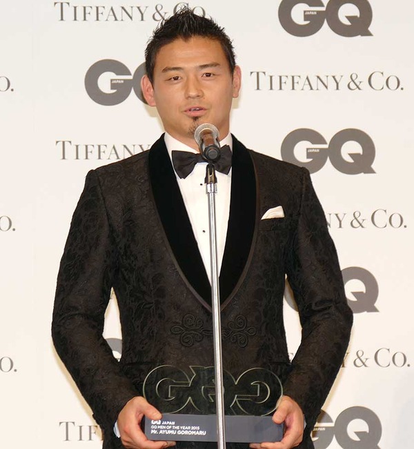 五郎丸歩選手／「GQ Men of the Year 2015」授賞式