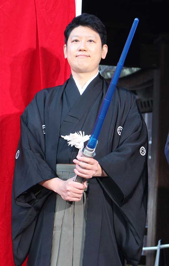 山本太郎／『スター・ウォーズ／フォースの覚醒』成功祈願イベント＠京都・清水寺