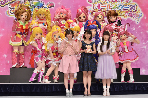 高橋李依、新妻聖子、堀江由衣／『映画 プリキュアオールスターズ みんなで歌う♪奇跡の魔法！』合同記者会見