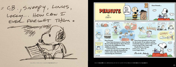 『ピーナッツ』の65周年を記念したアートブック『スヌーピーとチャールズ・M・シュルツの芸術 必要なものだけを（Only What's Necessary）』が発売