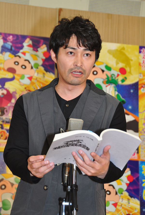 安田顕／『映画クレヨンしんちゃん　爆睡！ ユメミーワールド大突撃』公開アフレコ