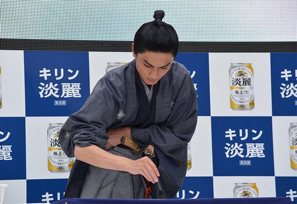 高良健吾／キリン 淡麗 極上＜生＞新CM発表会