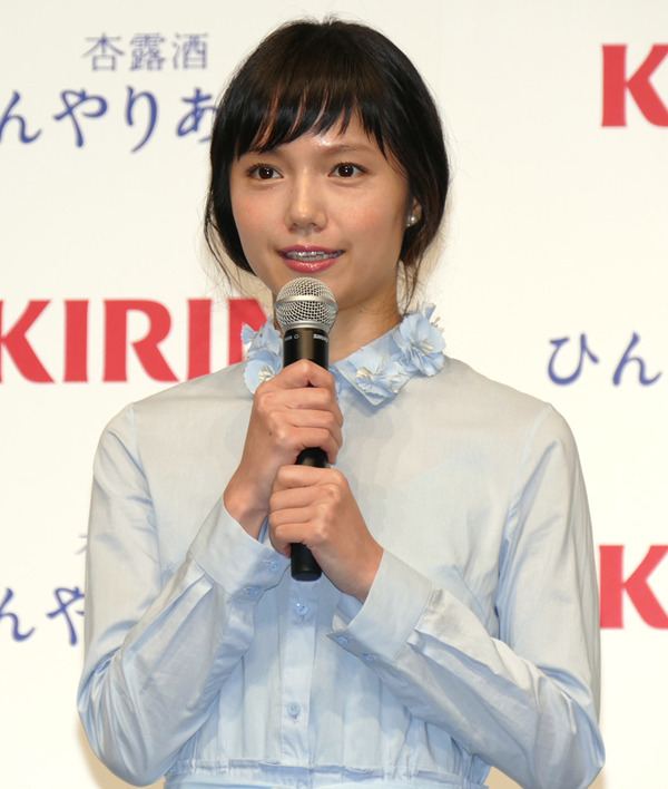 宮崎あおい／キリン「杏露酒　ひんやりあんず」新CM発表会