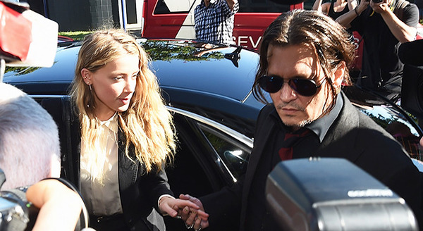 ジョニー・デップ＆アンバー・ハード-(C)Getty Images