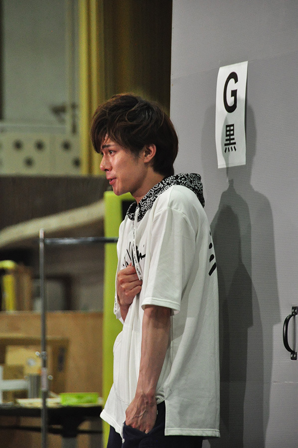 「ラディアント・ベイビー～キース・ヘリングの生涯～」の稽古の模様