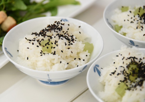 ふきご飯／「野草deクッキング！」