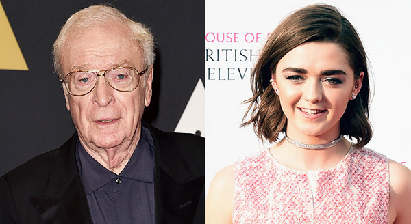 マイケル・ケイン＆メイジー・ウィリアムズ-(C)Getty Images