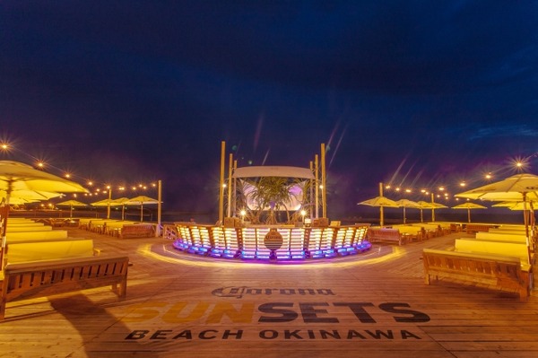 「CORONA SUNSETS BEACH OKINAWA」