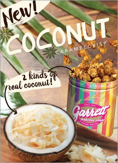 「ギャレット ポップコーン」からココナッツと濃厚キャラメルの新フレーバー「ココナッツ キャラメルクリスプ」登場