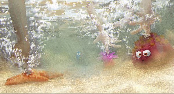 『ファインディング・ドリー』、「タッチプール」シーンのコンセプトアート - (C) 2016 DISNEY / PIXAR.