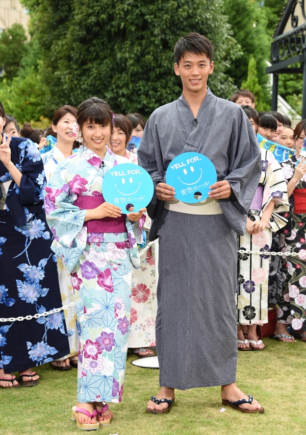 土屋太鳳、竹内涼真／映画『青空エール』の「青空夏祭り」イベント