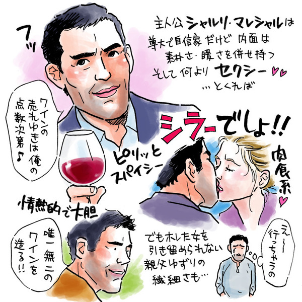 シャルリ／『ブルゴーニュで会いましょう』×イセダマミコ　　（C）ALTER FILMS - TF1 FILM PRODUCTIONS - SND