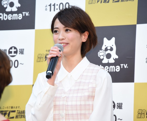 坂田梨香子／「特命係長 只野仁 AbemaTVオリジナル」完成発表会