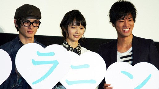 『ソラニン』初日舞台挨拶　photo：Yoko Saito