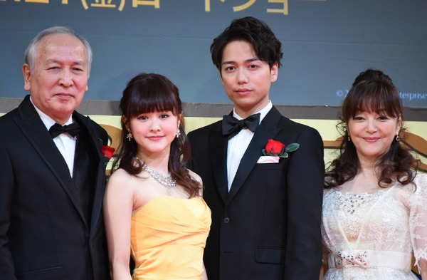 村井國夫、昆夏美、山崎育三郎、岩崎宏美／映画『美女と野獣』のプレミアム吹替版キャスト発表会