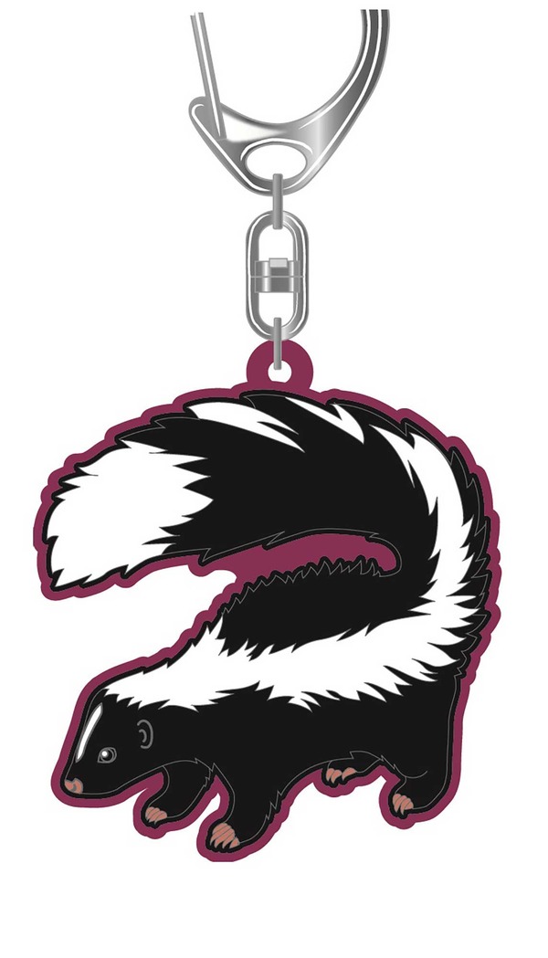 「もうどく展 2」オリジナルラバーキーホルダー