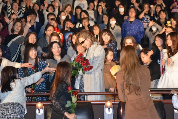 YOSHIKI／『WE ARE X』大ヒット御礼ティーチイン付き舞台挨拶