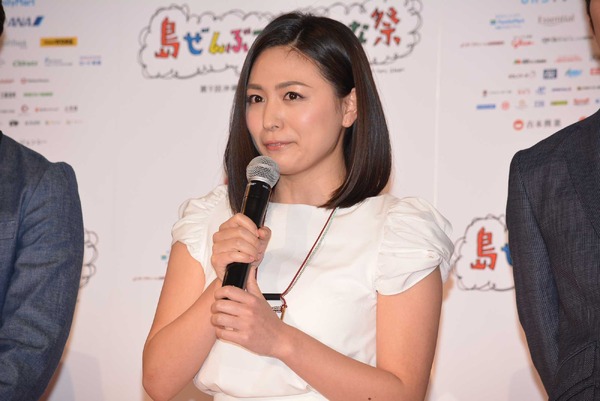 川村ゆきえ／「島ぜんぶでおーきな祭 第9回沖縄国際映画祭」会見