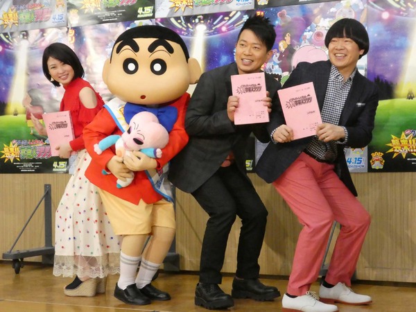 『映画クレヨンしんちゃん 襲来!! 宇宙人シリリ』公開アフレコ