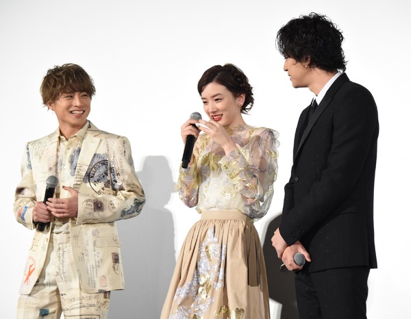 白濱亜嵐、永野芽郁、三浦翔平／映画『ひるなかの流星』公開記念舞台挨拶