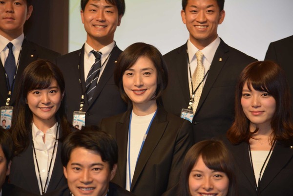 天海祐希／テレビ朝日入社式