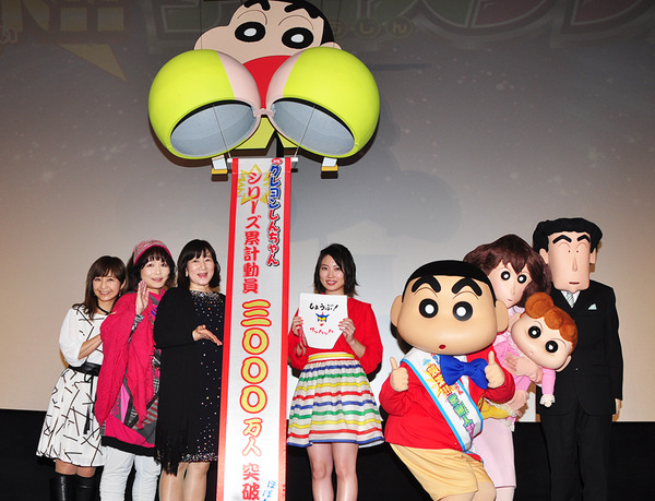 『クレヨンしんちゃん 襲来!! 宇宙人シリリ』舞台挨拶