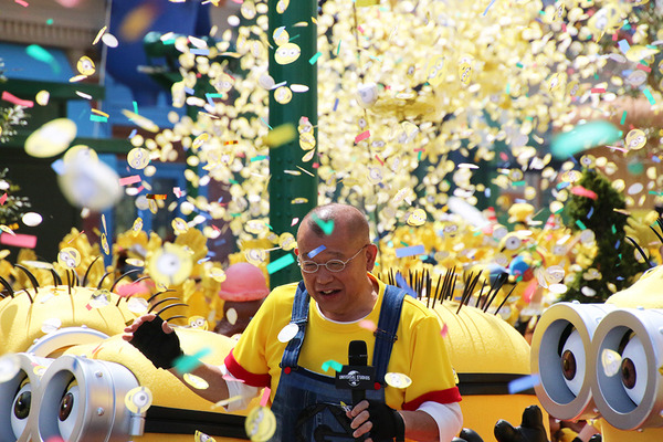 「ミニオン・パーク」のオープニング・セレモニー