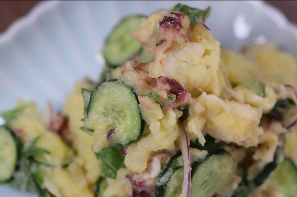 意外！ タコを使ったポテトサラダ(C)TBS