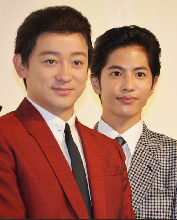 山本耕史＆志尊淳／土曜ドラマ「植木等とのぼせもん」試写会