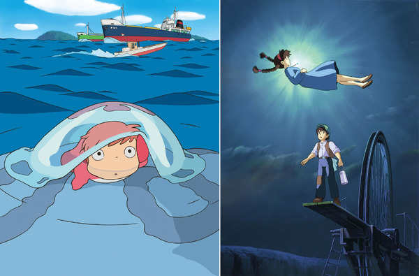 『崖の上のポニョ』-(C)2008 Studio Ghibli・NDHDMT＆『天空の城ラピュタ』-(C) 1986 Studio Ghibli