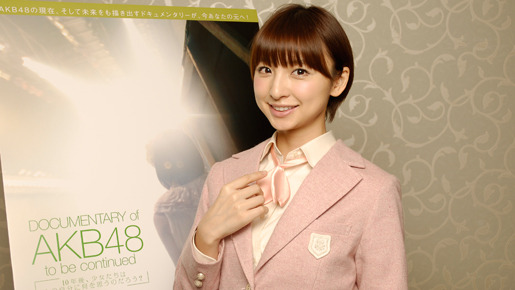 『DOCUMENTARY of AKB48 to be continued』篠田麻里子　photo：Shinya Namiki