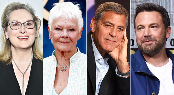 メリル・ストリープ＆ジュディ・デンチ＆ジョージ・クルーニー＆ベン・アフレック-(C)Getty Images