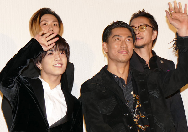 岩田剛典＆AKIRA／『HiGH＆LOW THE MOVIE 3／FINAL MISSION』完成披露試写会