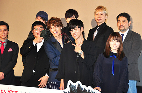 宮野真守＆櫻井孝宏＆花澤香菜＆梶裕貴＆諏訪部順一＆松尾諭＆津田寛治／『GODZILLA 怪獣惑星』完成披露試写会