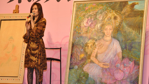 「鎮魂と慈悲　ブッダの素顔展—手塚治虫と4大巨星（スター）—」会見