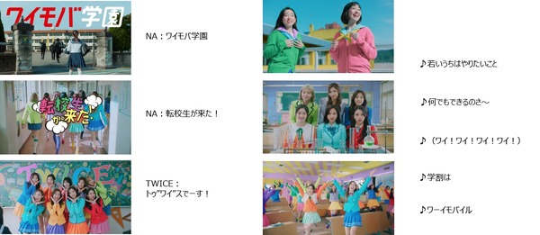 “ワイモバイル”テレビCM「ワイモバ学園」シリーズ「転校生」篇