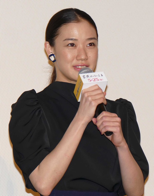 蒼井優／『妻よ薔薇のように 家族はつらいよIII』完成披露試写会