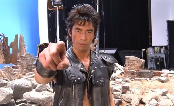 デ・オウ新CM「おまえはもうニオわない」篇　メイキング写真