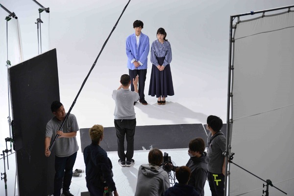 「GAIKAN CHIBA」川栄李奈、志尊淳。撮影メイキング