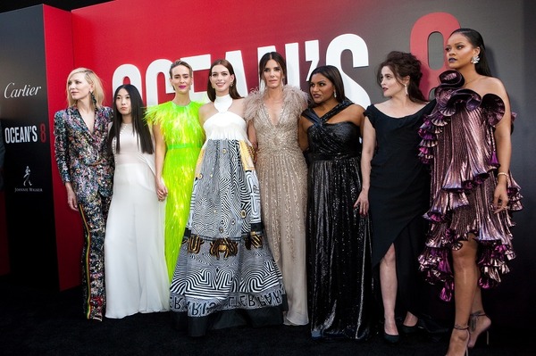 『オーシャンズ8』NYワールドプレミア(c) 2018 WARNER BROS. ENTERTAINMENT INC., VILLAGE ROADSHOW FILMS NORTH AMERICA INC. AND RATPAC-DUNE ENTERTAINMENT LLC