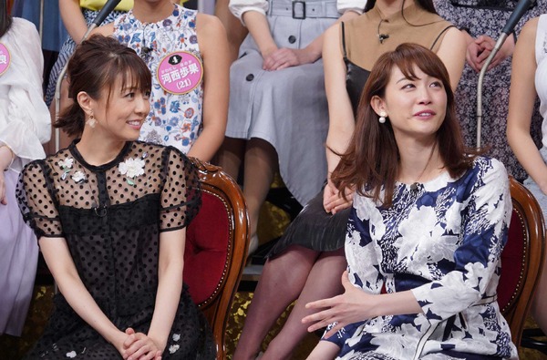 小林麻耶、新井恵理那「今夜くらべてみました」2時間スペシャル (C) NTV