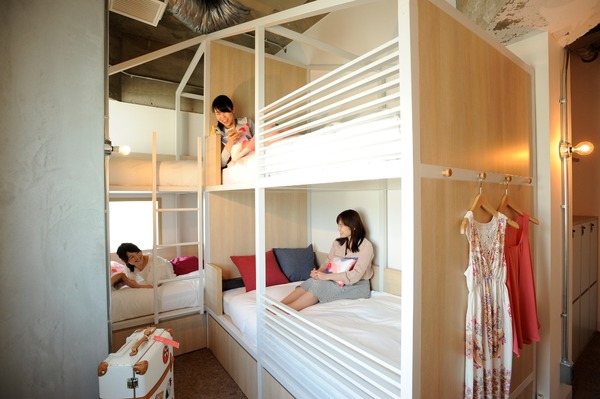 ドミトリータイプのゲストルーム