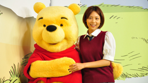 『くまのプーさん』公開記念イベントにて、相武紗季が“癒しの大使”に就任